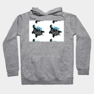 Black Turtle Burgles Mug Hoodie